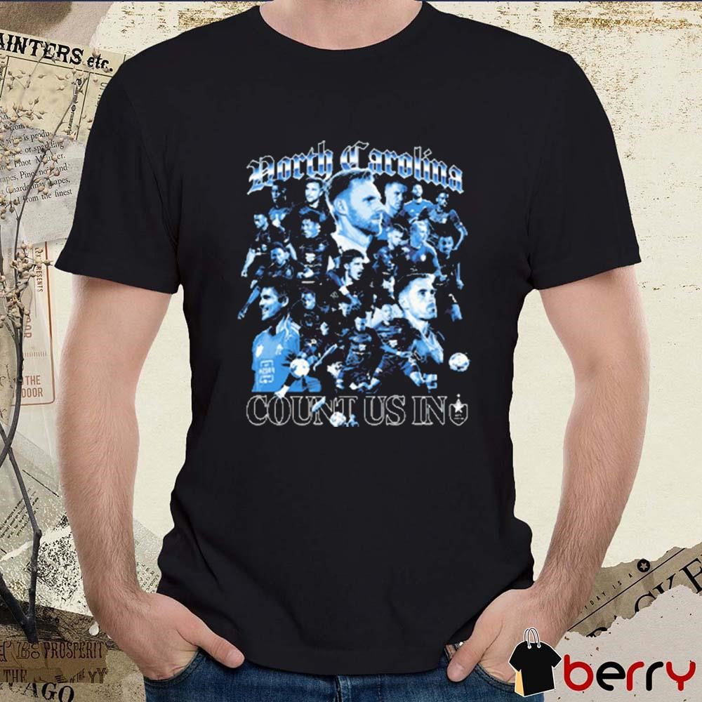 North Carolina Count Us In NCFC 2024 USL Playoffs t-shirt