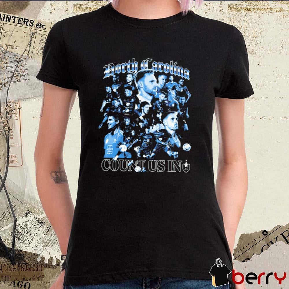 North Carolina Count Us In NCFC 2024 USL Playoffs t-shirt