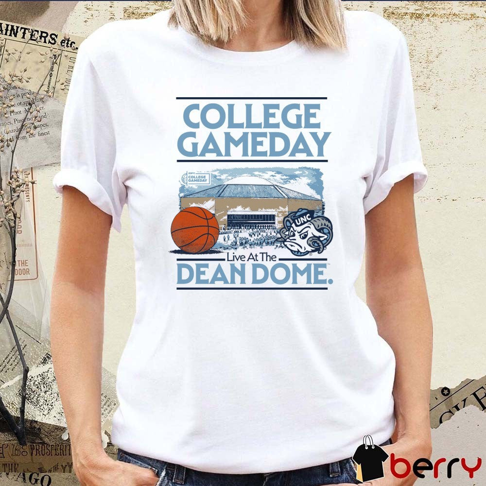 North Carolina Tar Heels College GameDay UNC Dean Dome Stadium t-shirt