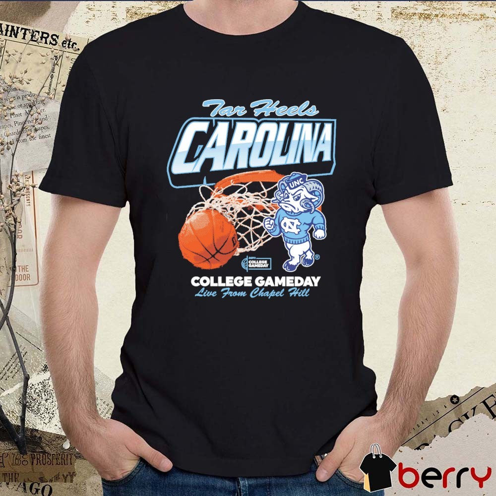 North Carolina Tar Heels College Gameday Live from Chapel Hill t-shirt