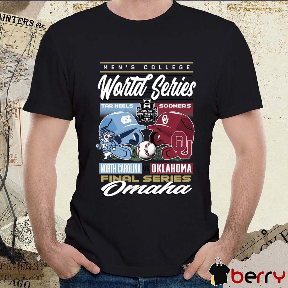 North Carolina Tar Heels Vs Oklahoma Sooners 2026 NCAA College World Series Championship Matchup Final Series Omaha t-shirt