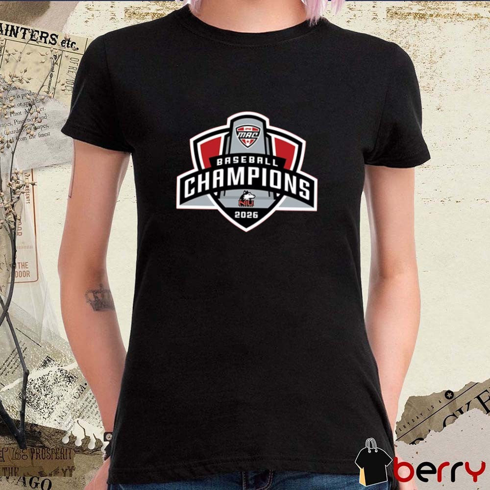 Northern Illinois Huskies 2026 MAC Baseball Tournament Champions Locker Room t-shirt