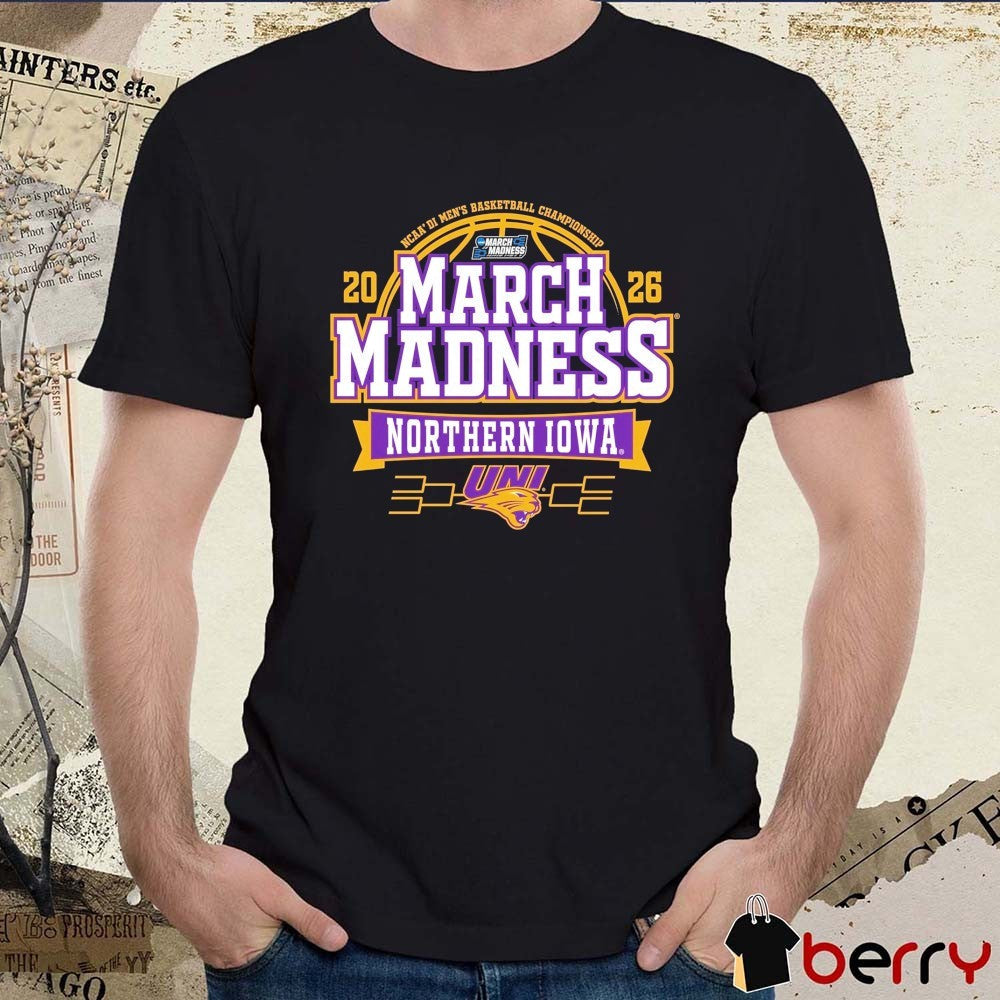 Northern Iowa Panthers 2026 NCAA DI Men’s Basketball March Madness Bound t-shirt