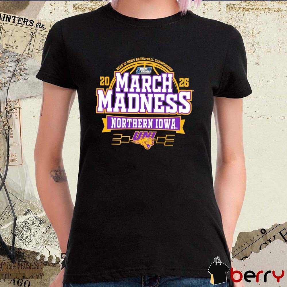 Northern Iowa Panthers 2026 NCAA DI Men’s Basketball March Madness Bound t-shirt