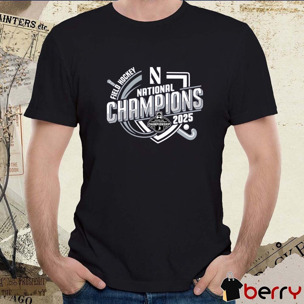 Northwestern Wildcats 2025 NCAA Field Hockey National Champions t-shirt