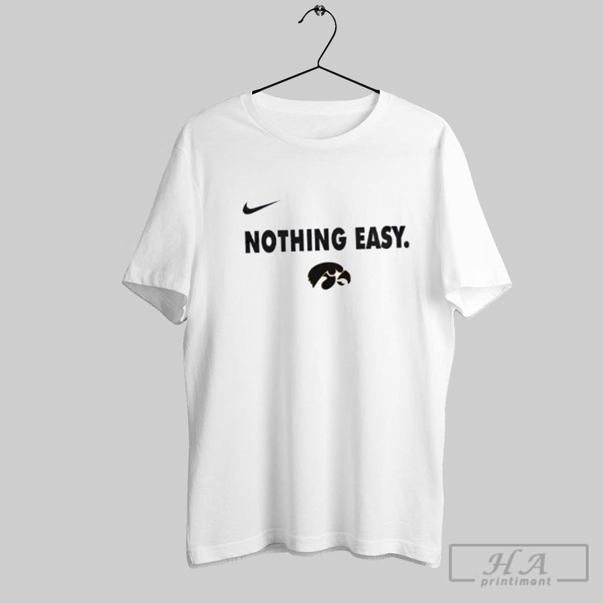 Official Nothing Easy X Iowa Hawkeyes