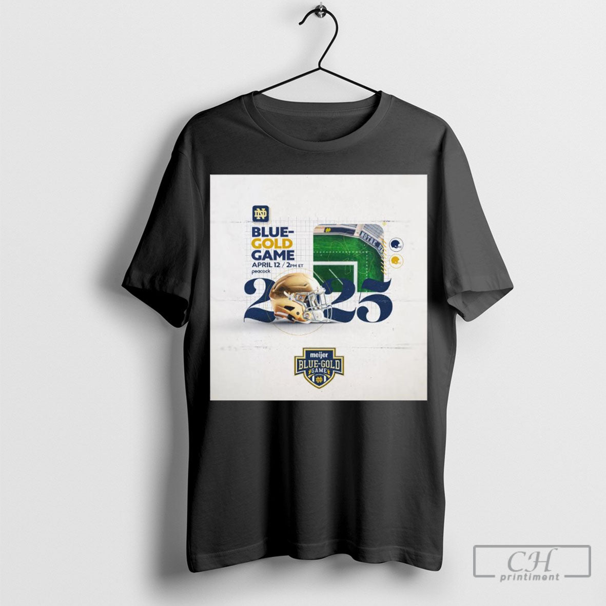 Official Notre Dame Fighting Irish Football 2025 Meijer Blue Gold Game April 12