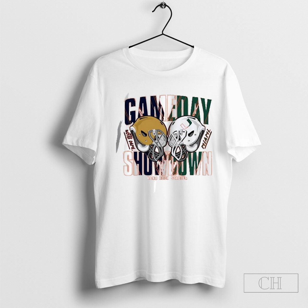Official Notre Dame Vs Miami Gameday Showdown Hard Rock Stadium Sweater