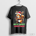 Official Nuts About Christmas Funny Squirrel