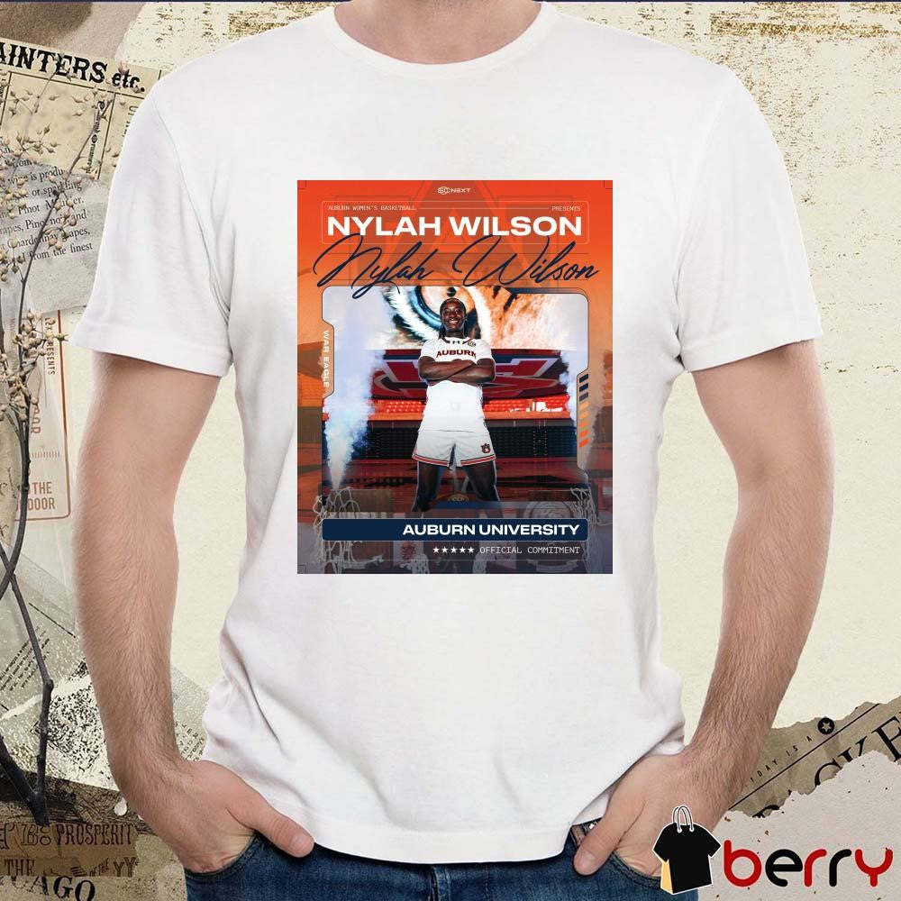 Nylah Wilson Auburn Women’s Basketball Presents Auburn University War Eagles Signature Poster t-shirt