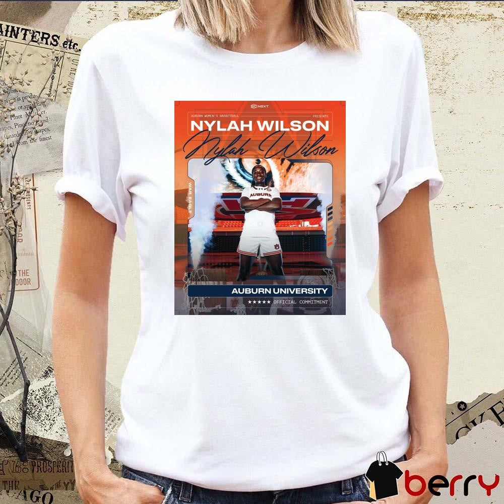 Nylah Wilson Auburn Women’s Basketball Presents Auburn University War Eagles Signature Poster t-shirt