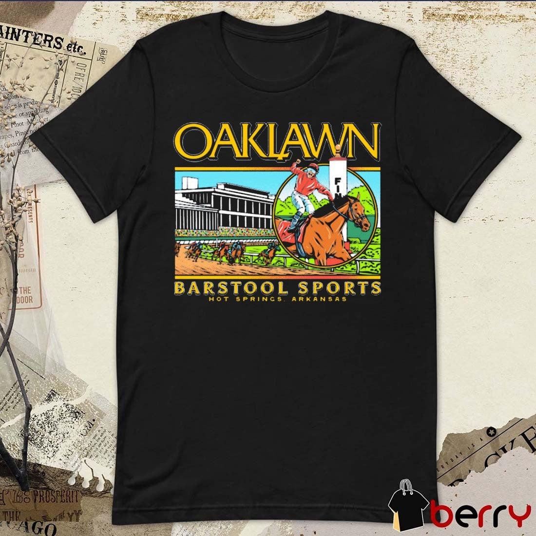 Oaklawn x Barstool Sports Hot Springs Arkansas Photo Finish t-shirt