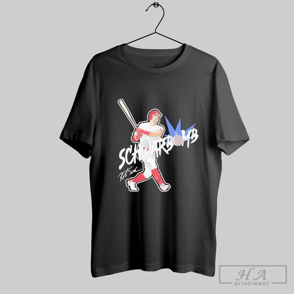 Official Official 2025 Kyle Schwarber Schwarbomb Phillies Signature