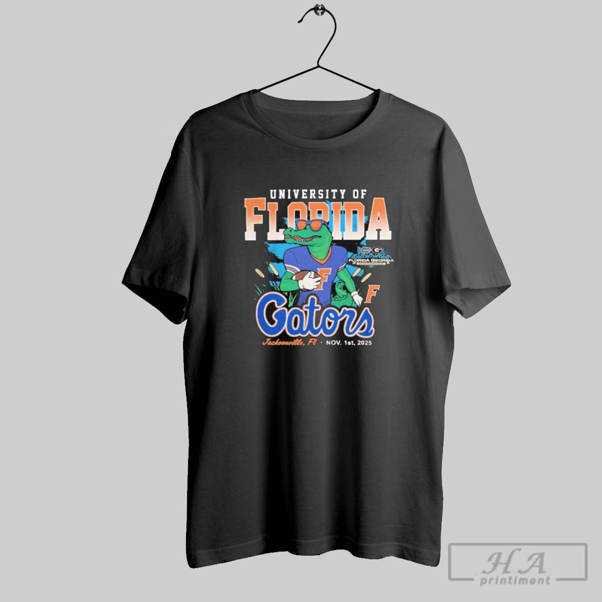 Official Official Florida Gators Cartoon Albert Franklin Mascot Georgia Rivalry Game 2025
