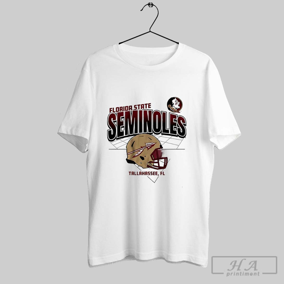 Official Official Florida State Seminoles Football Tallahassee Florida Helmet Grid