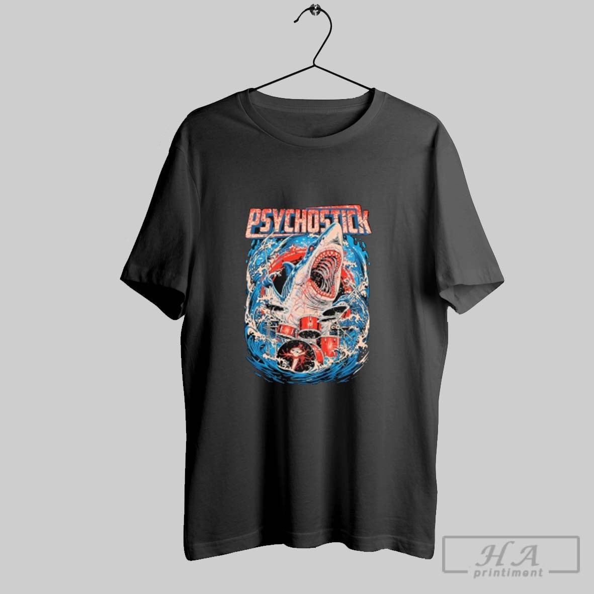 Official Official Psychostick Drum Shark Shirts