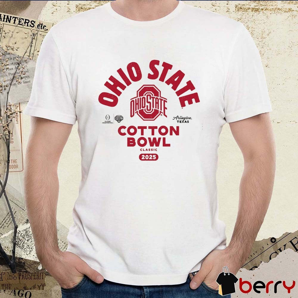 Ohio State Buckeyes College Football Playoff 2026 Cotton Bowl Classic Arlington Texas t-shirt