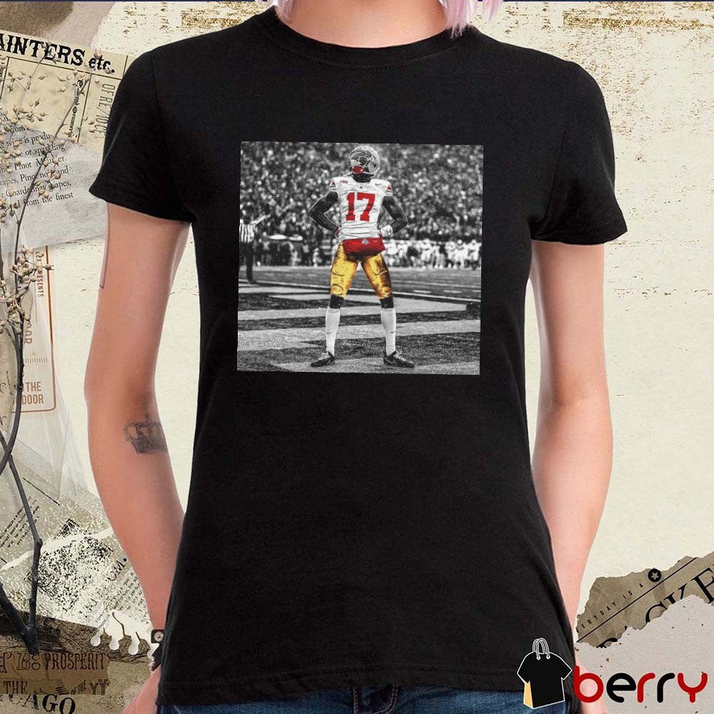 Ohio State Buckeyes Football Carnell Tate Standing 2025 t-shirt