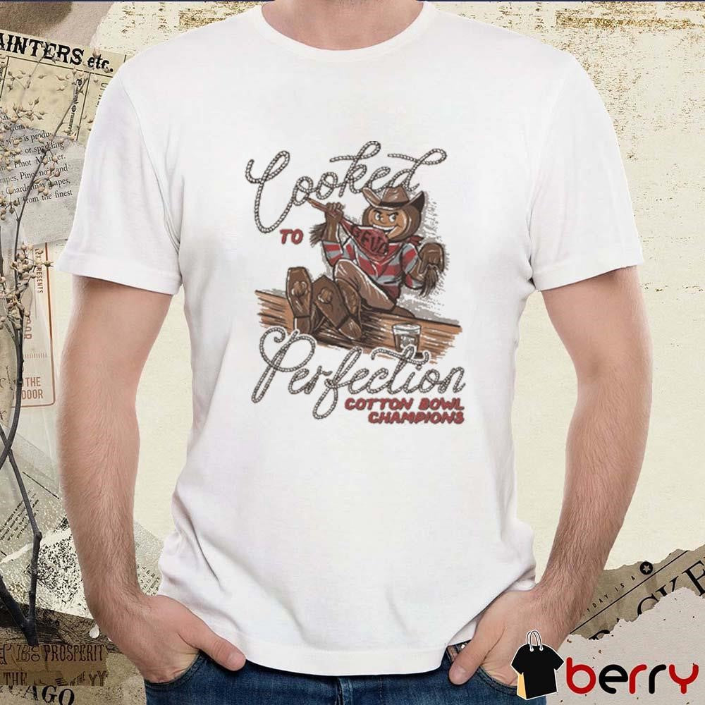 Ohio State Buckeyes Vs Texas Longhorn Cooked To Perfection Cotton Bowl Champions NCAA Season 2024-2025 t-shirt