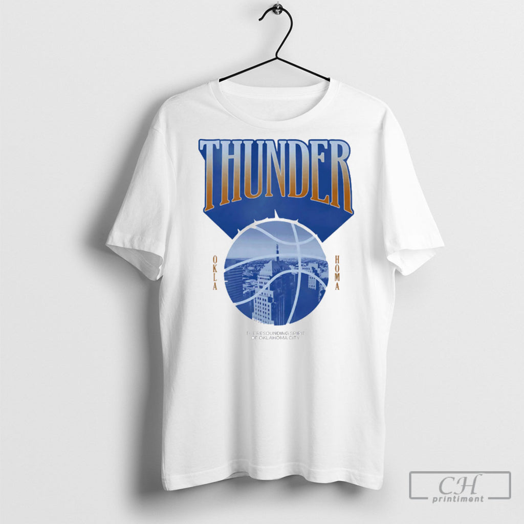 Official Oklahoma City Thunder The Resounding Spirit Of Oklahoma City Shirt