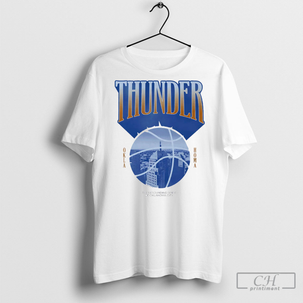 Official Oklahoma City Thunder The Resounding Spirit Of Oklahoma City Shirt