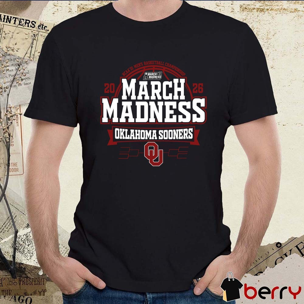 Oklahoma Sooners 2026 NCAA DI Men’s Basketball Championship March Madness t-shirt
