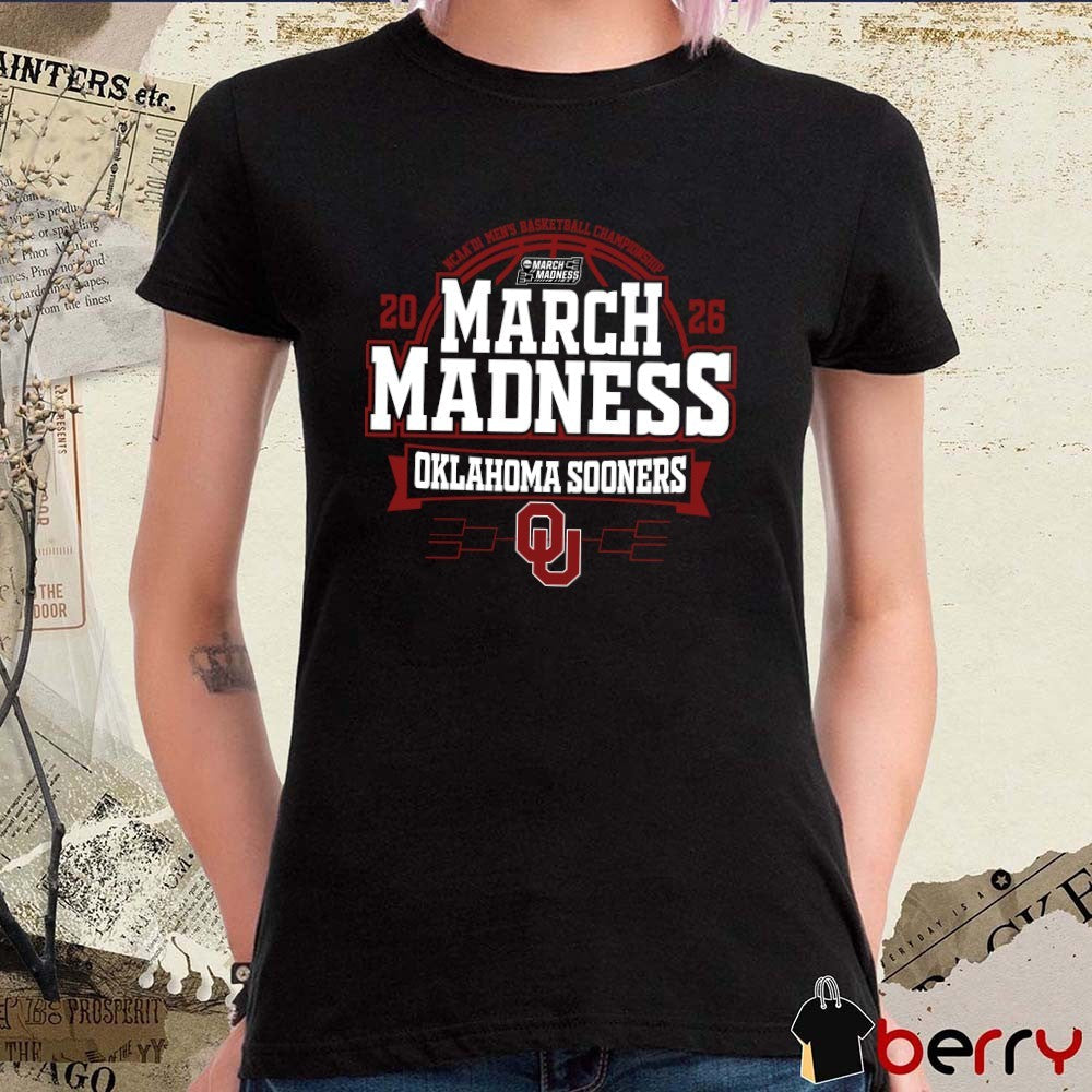 Oklahoma Sooners 2026 NCAA DI Men’s Basketball Championship March Madness t-shirt
