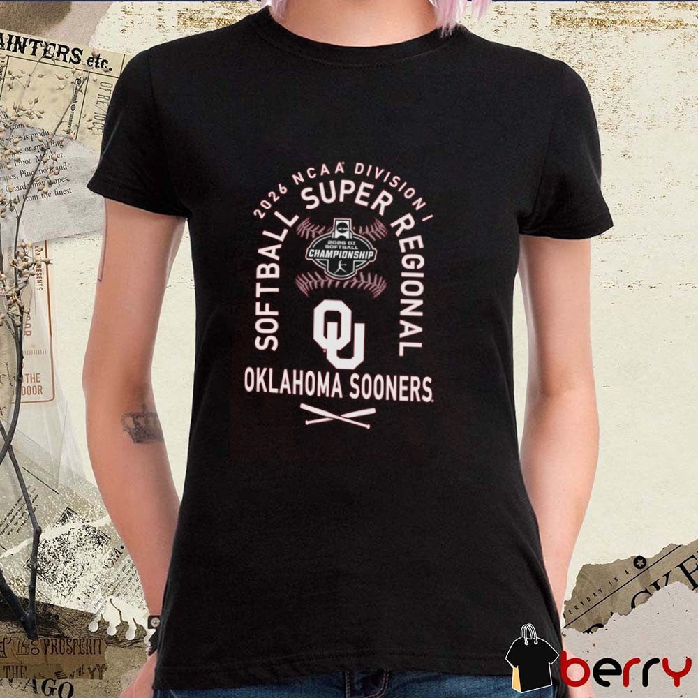 Oklahoma Sooners 2026 NCAA Division I Softball Super Regionals Champion t-shirt