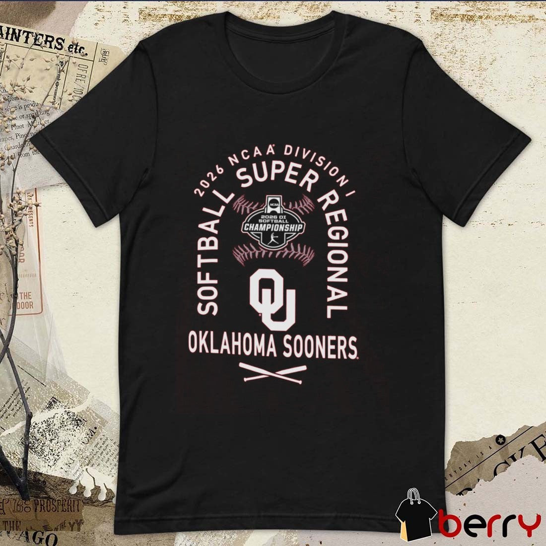 Oklahoma Sooners 2026 NCAA Division I Softball Super Regionals Champion t-shirt