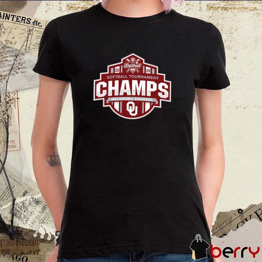 Oklahoma Sooners SEC Softball Conference Tournament Champions Locker Room NCAA 2025 t-shirt