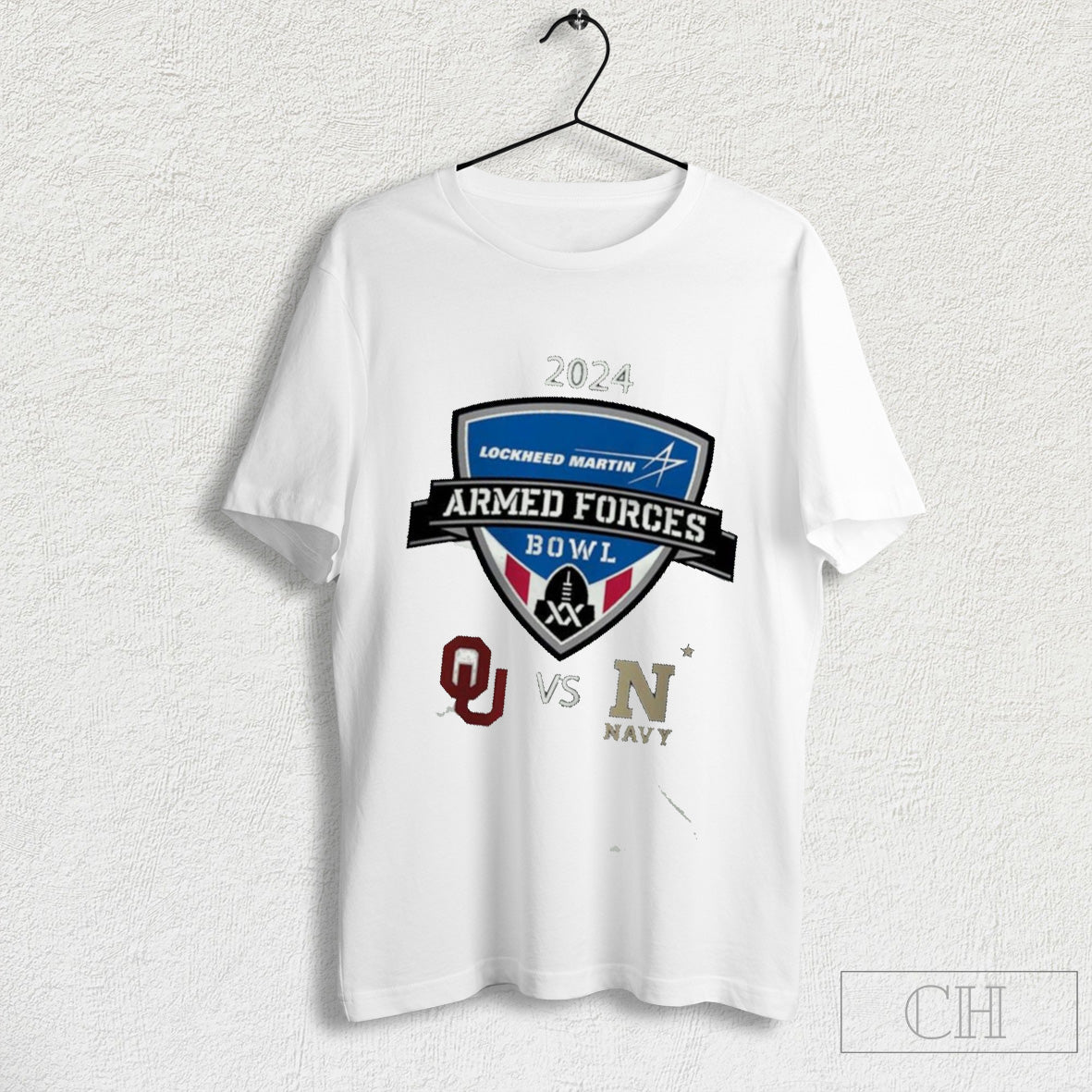 Official Oklahoma Sooners Vs Navy Midshipmen Armed Forces Bowl On December 27th Ncaa Division Unisex T Shirt