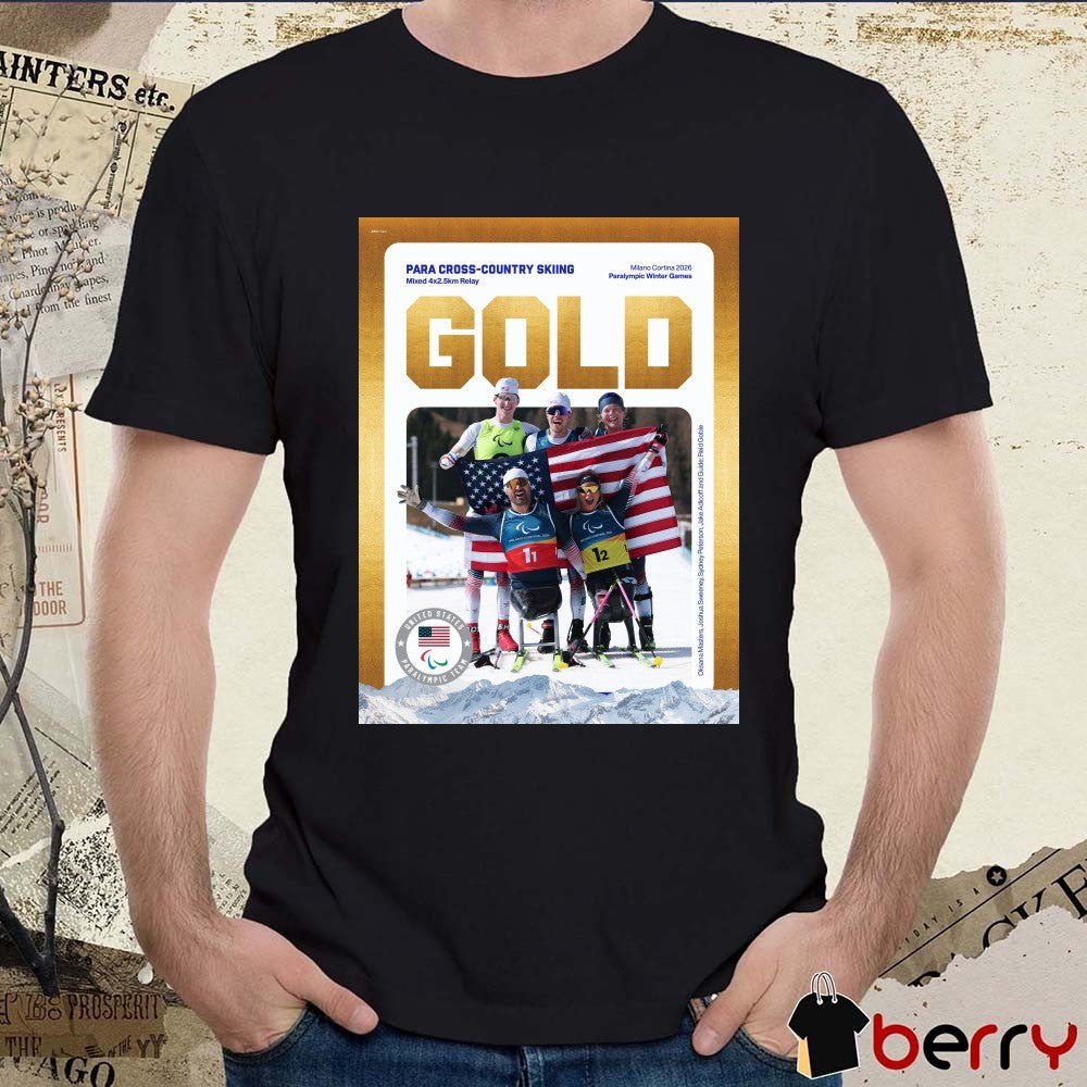 Oksana Masters Para Cross-country Skiing Milano Cortina 2026 Paralympic Winter Games Gold Medal t-shirt