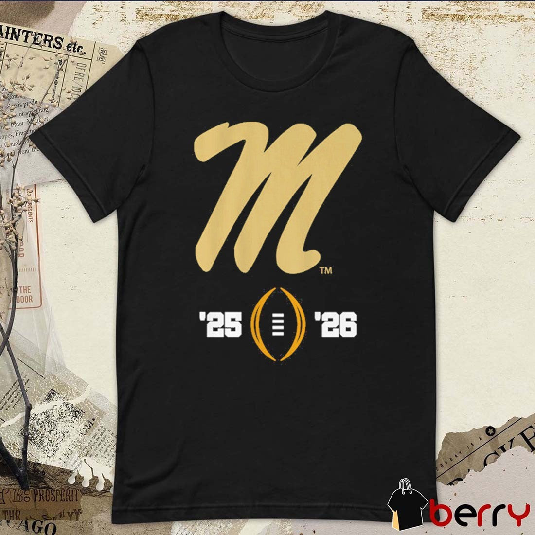 Ole Miss Rebels Football 2025-26 College Football Playoff t-shirt