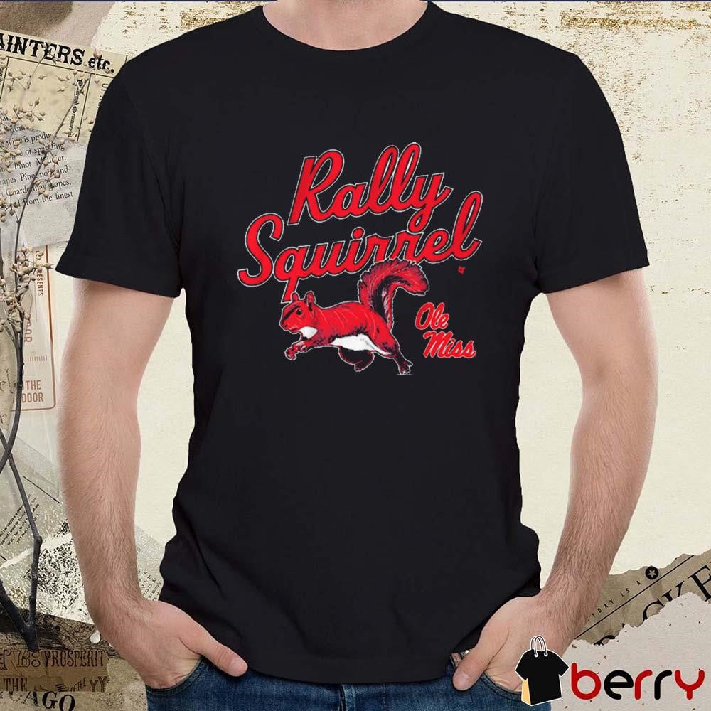 Ole Miss Rebels Football Rally Squirrel t-shirt