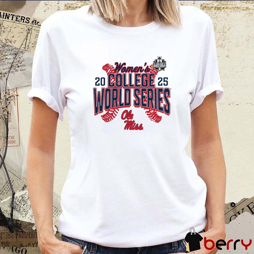 Ole Miss Rebels NCAA Softball Women’s College World Series Cut Off 2025 t-shirt