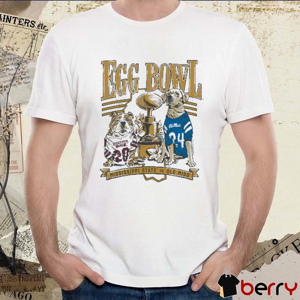 Ole Miss Rebels vs. Mississippi State Bulldogs Game Day 2024 Egg Bowl t-shirt