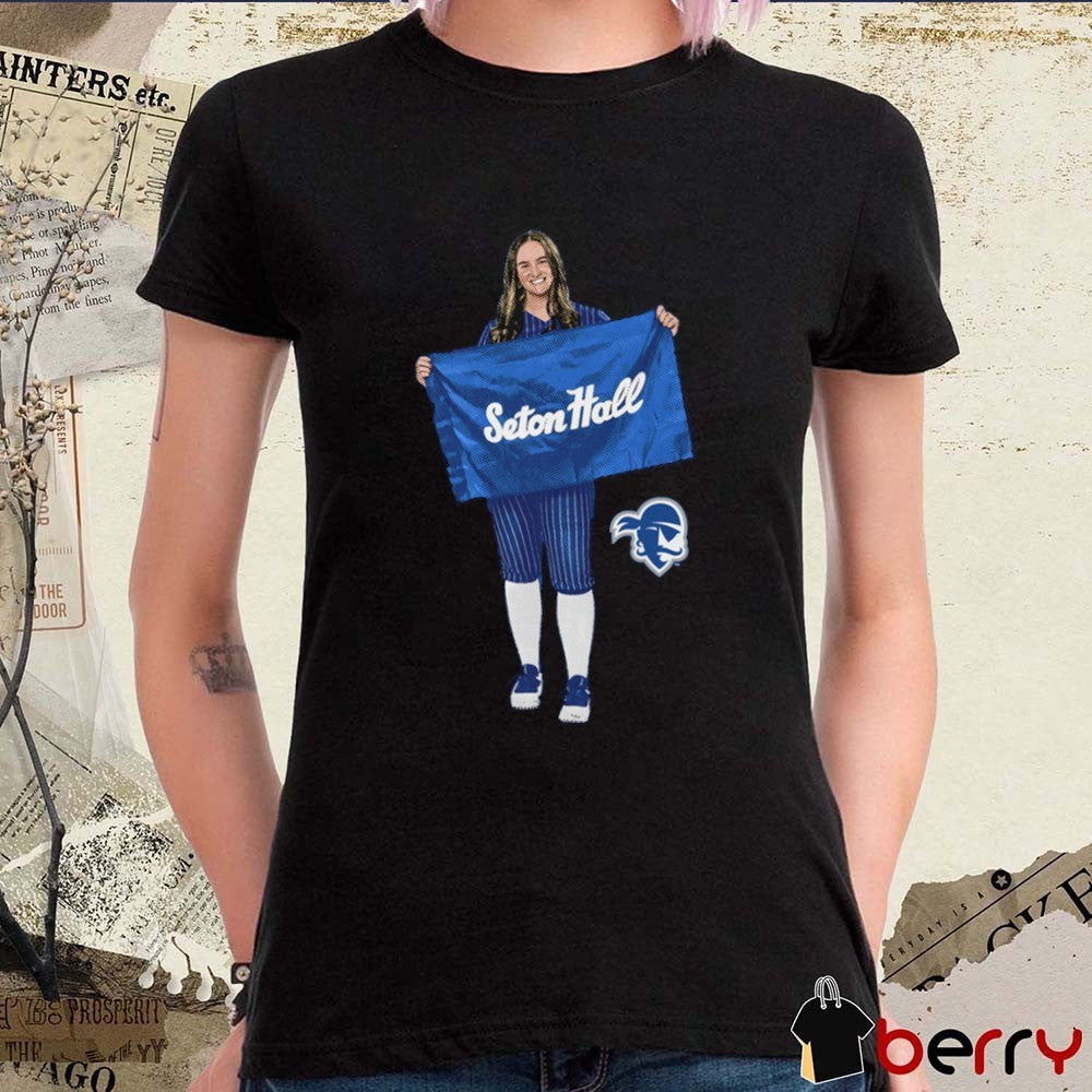 Olivia Gilbert Seton Hall Pirates Softball NCAA Division I Illustrated t-shirt