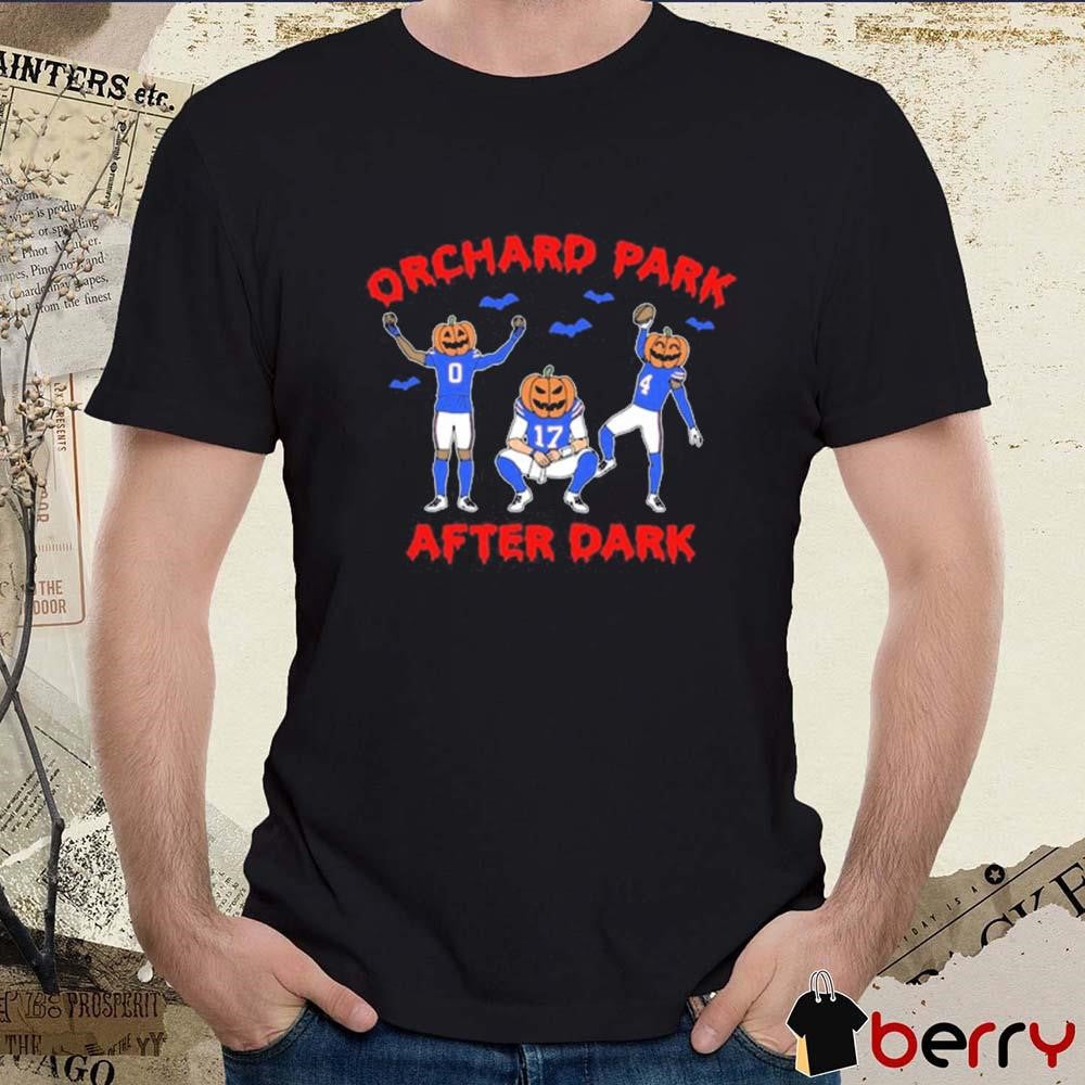 Orchard Park After Dark Buffalo Bill Halloween Southtowns Carl t-shirt