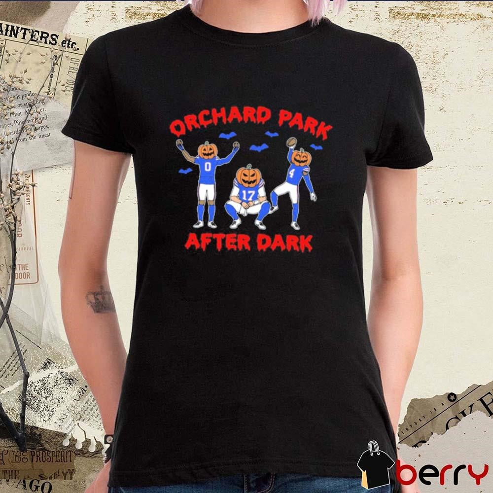 Orchard Park After Dark Buffalo Bill Halloween Southtowns Carl t-shirt