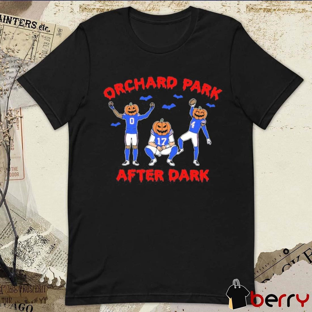 Orchard Park After Dark Buffalo Bill Halloween Southtowns Carl t-shirt