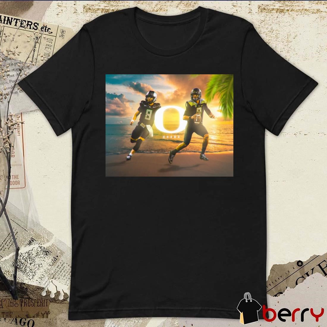 Oregon Ducks 808 Dillon Gabriel Ohana Marcus Mariota’s Foundation Poster t-shirt