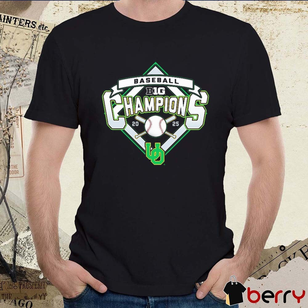 Oregon Ducks Big Ten Baseball Regular Season Champions NCAA 2025 t-shirt