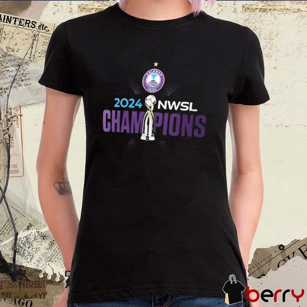 Orlando Pride 2024 NWSL Champions t-shirt