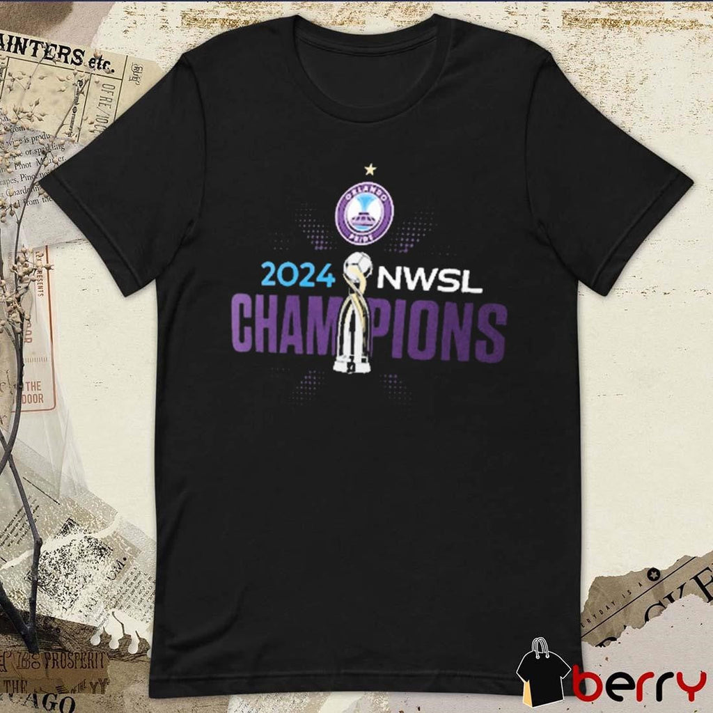 Orlando Pride 2024 NWSL Champions t-shirt