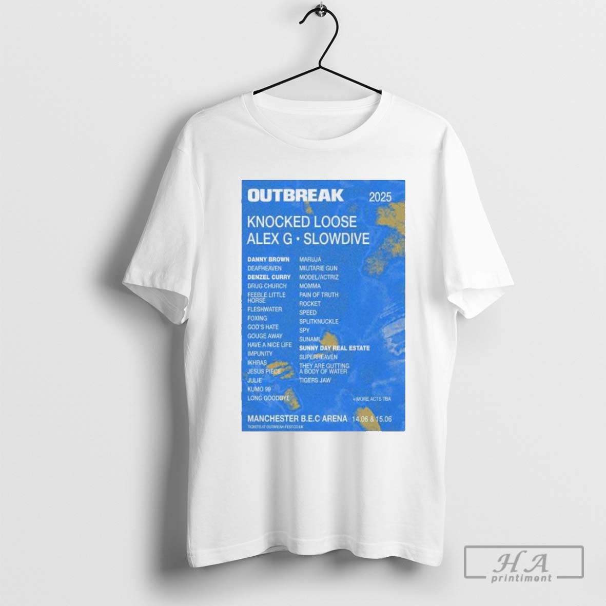 Official Outbreak Fest 2025 Manchester June 15 16 Poster