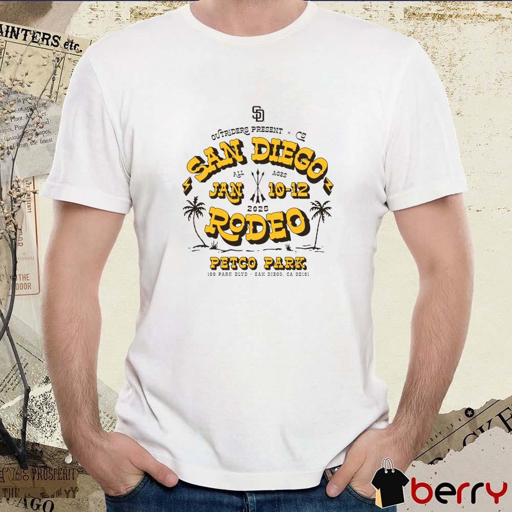 Outrider Present x C5 San Diego Rodeo Jan 10-12 2025 Pico Park t-shirt