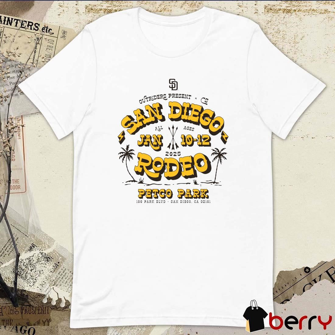 Outrider Present x C5 San Diego Rodeo Jan 10-12 2025 Pico Park t-shirt