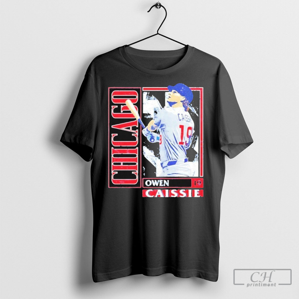 Official Owen Caissie Chicago Cubs Card Sweater