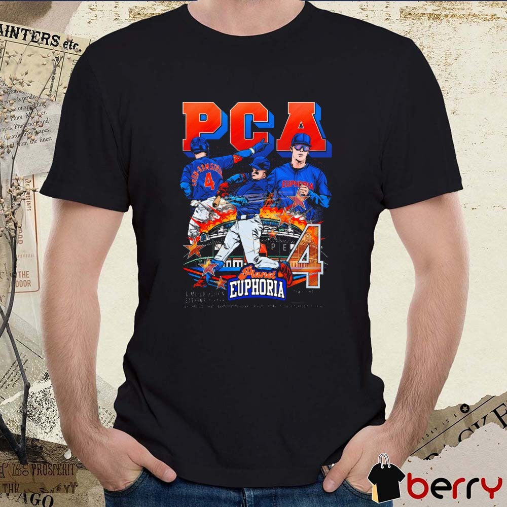 PCA Pete Crow-Armstrong Chicago Cubs MLB Baseball Planet Euphoria Art t-shirt