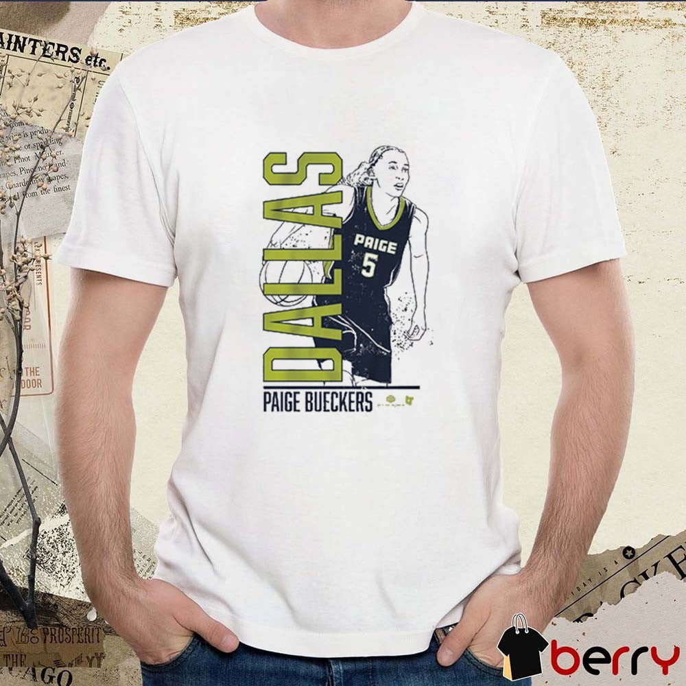 Paige Bueckers Vertical Layer Dallas Wings Basketball t-shirt